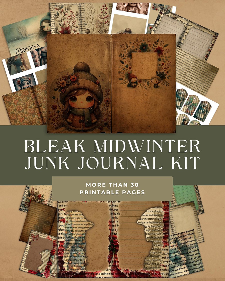 Bleak Midwinter Junk Journal Kit product image (1)