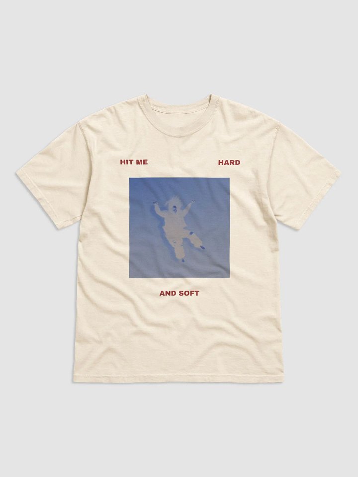 Falling Scatter Text White T-shirt - Billie Eilish product image (1)