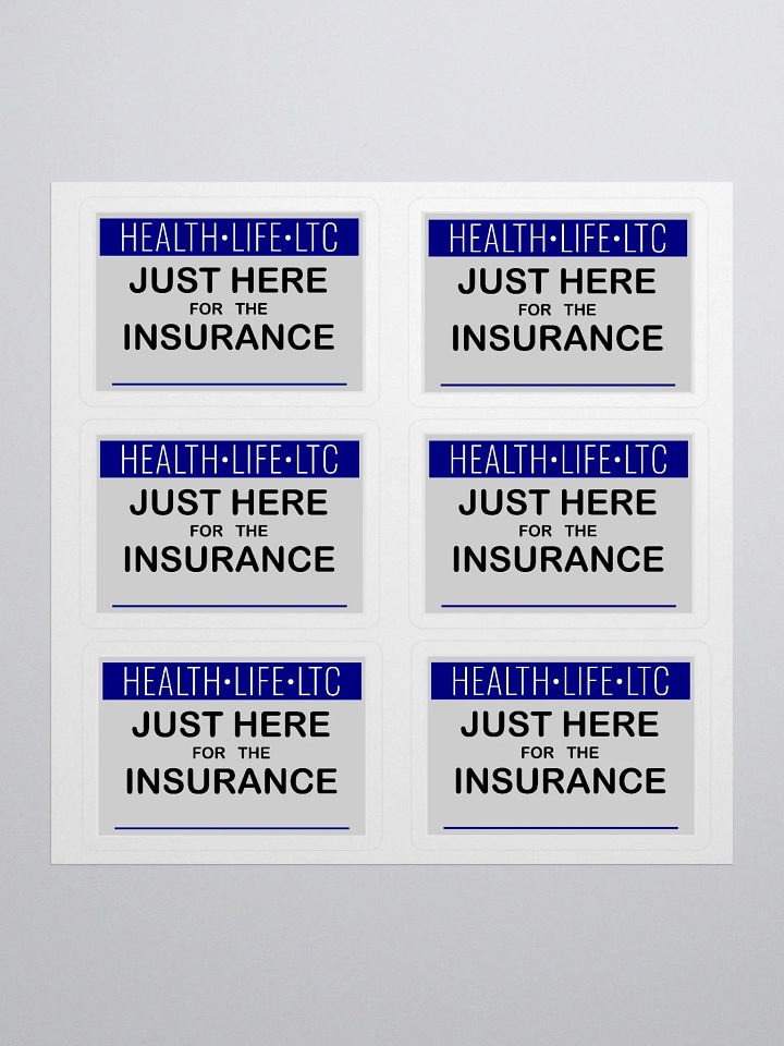 Just Here for the Insurance - Sticker Set product image (1)