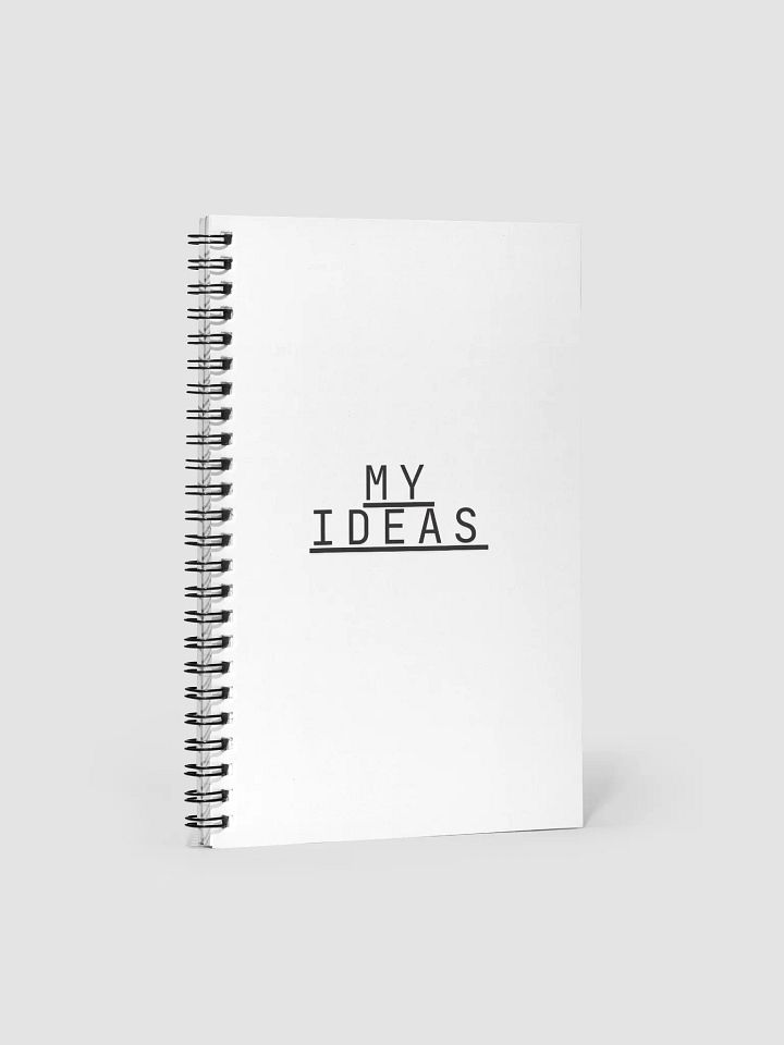 Minimalist 'MY IDEAS' Notebook product image (1)