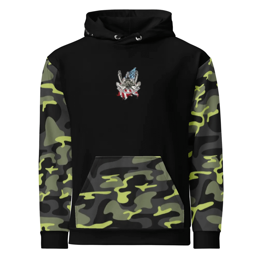 Copy of Camouflage & Black Pacific Titan & CE Flage Hoodie product image (10)