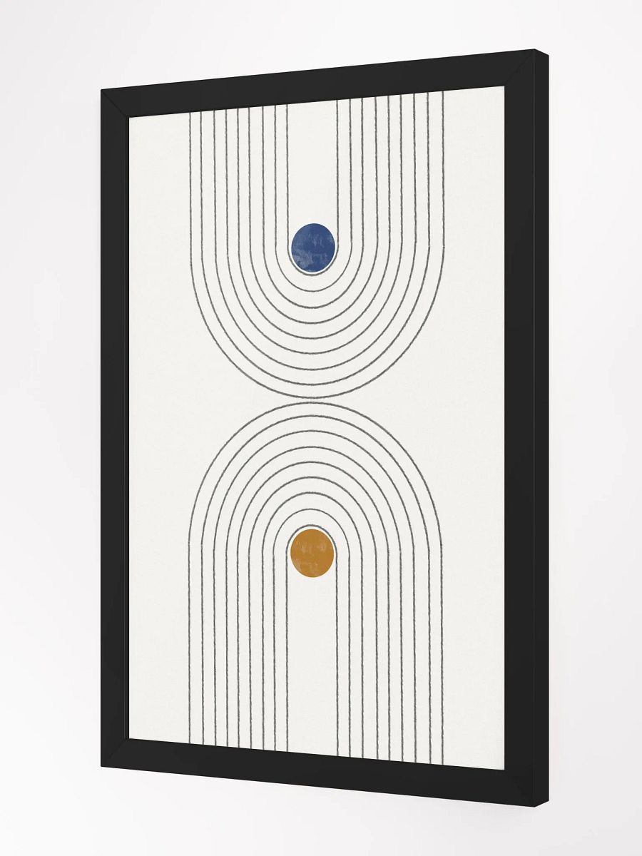 Concentric Circles Minimalist Poster | Modern Abstract Wall Art product image (4)