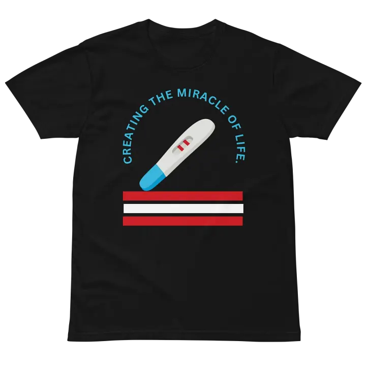 Miracle of Life Pregnancy Test Unisex Tee product image (3)