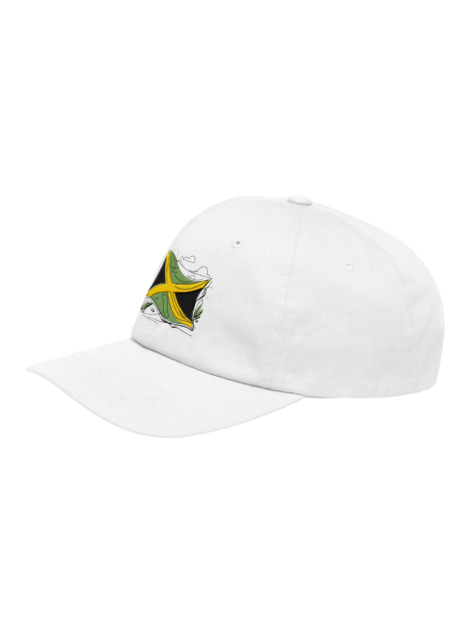 Jamaican Line Art Flag Inspired Classic Dad Hat product image (3)