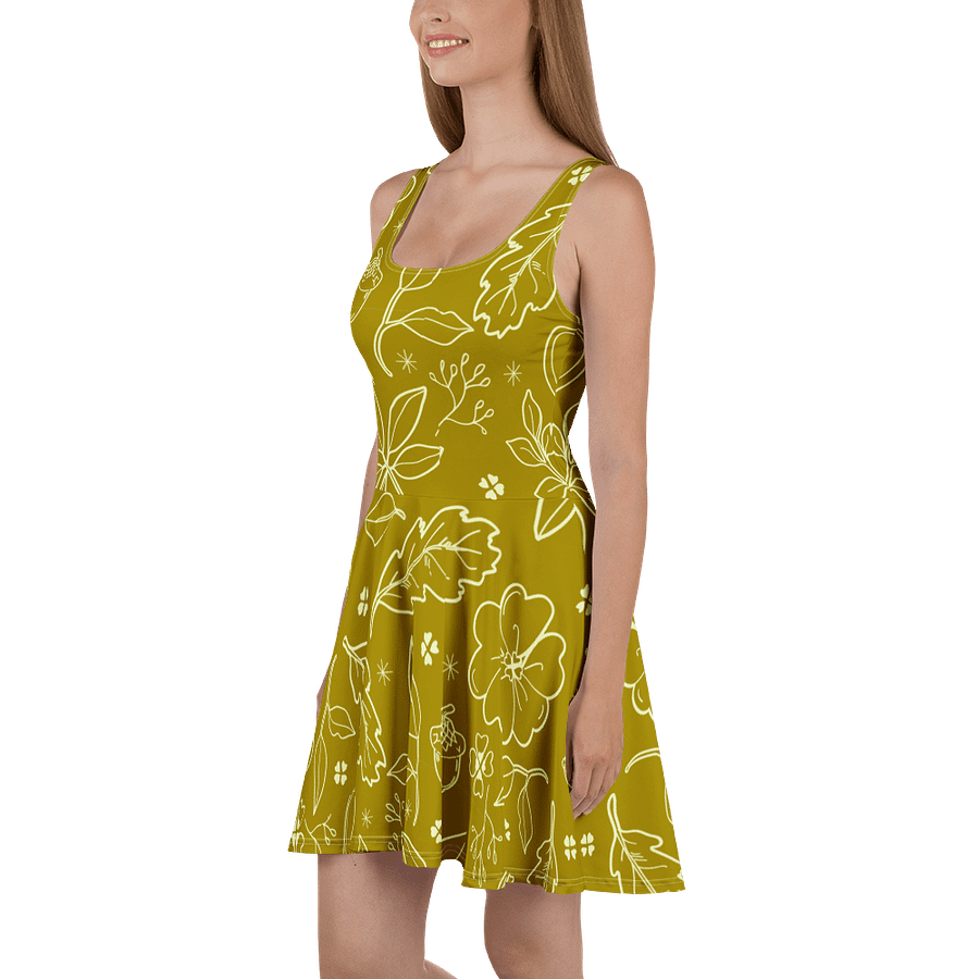 Nature's Sketch Skater Dress product image (1)