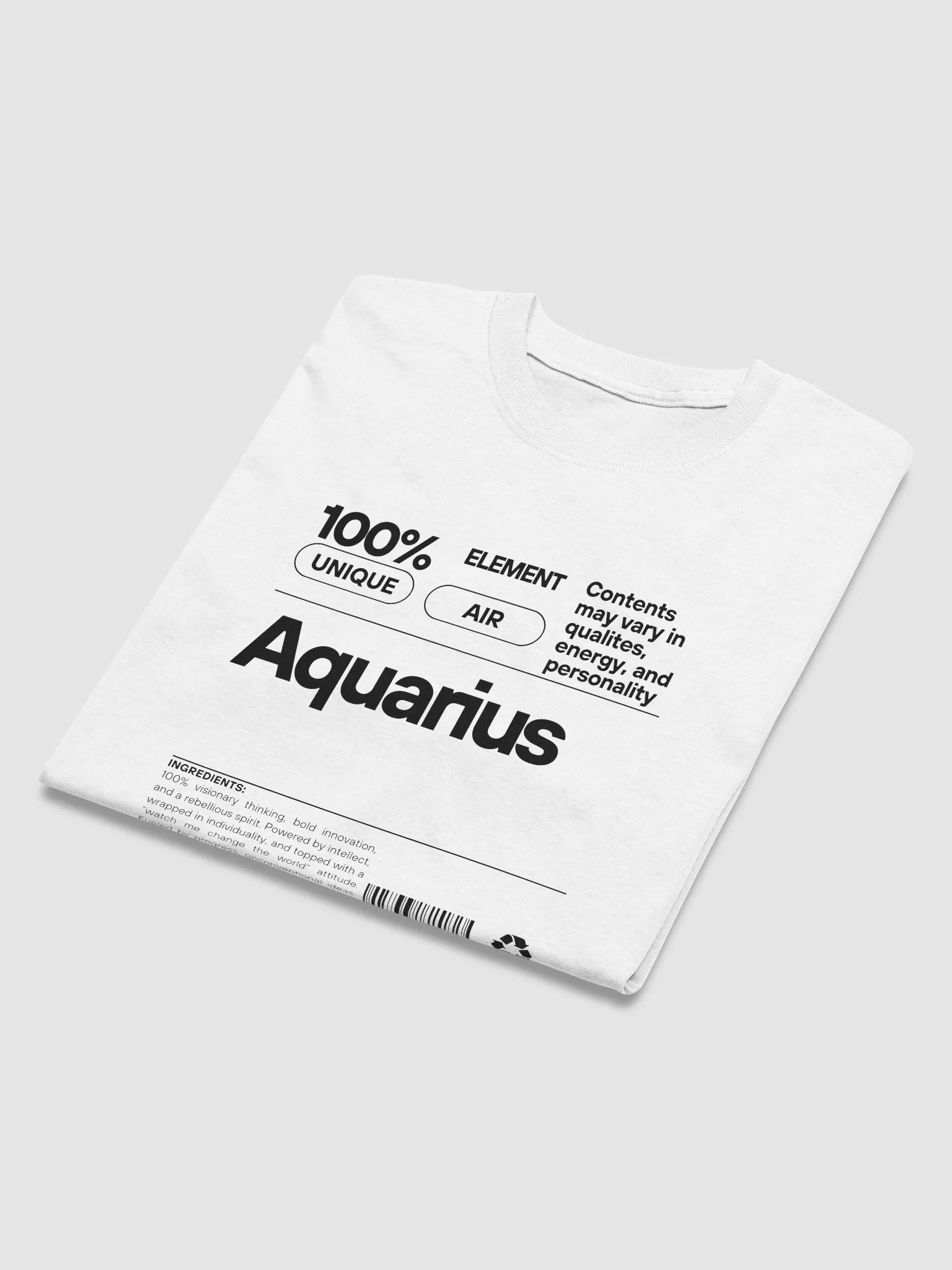 Rebel mind. Cosmic soul. Future in motion. Aquarius T-shirt product image (2)