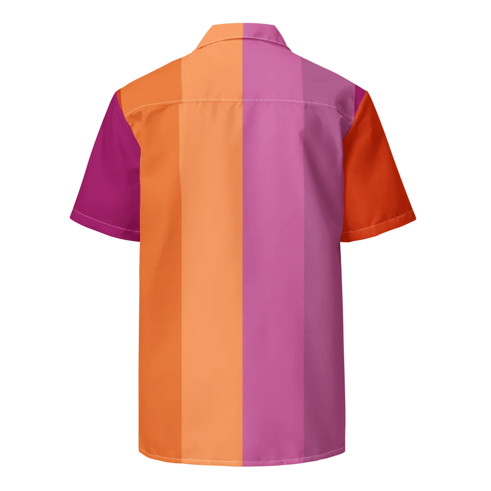 Lesbian Pride Flag - All-Over Hawaiian Shirt product image (7)