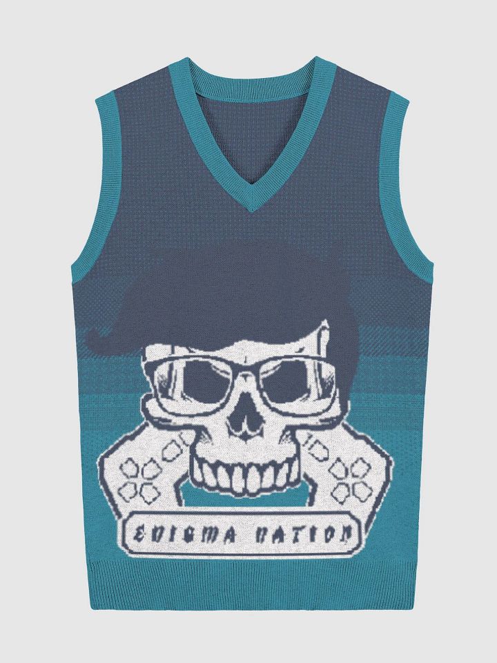 Enigma Nation Knitted V-Neck Vest 27 product image (4)