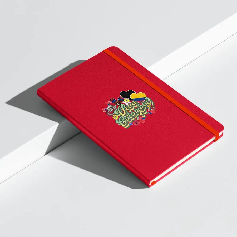 Viva Colombia Hardcover Red Notebook product image (8)