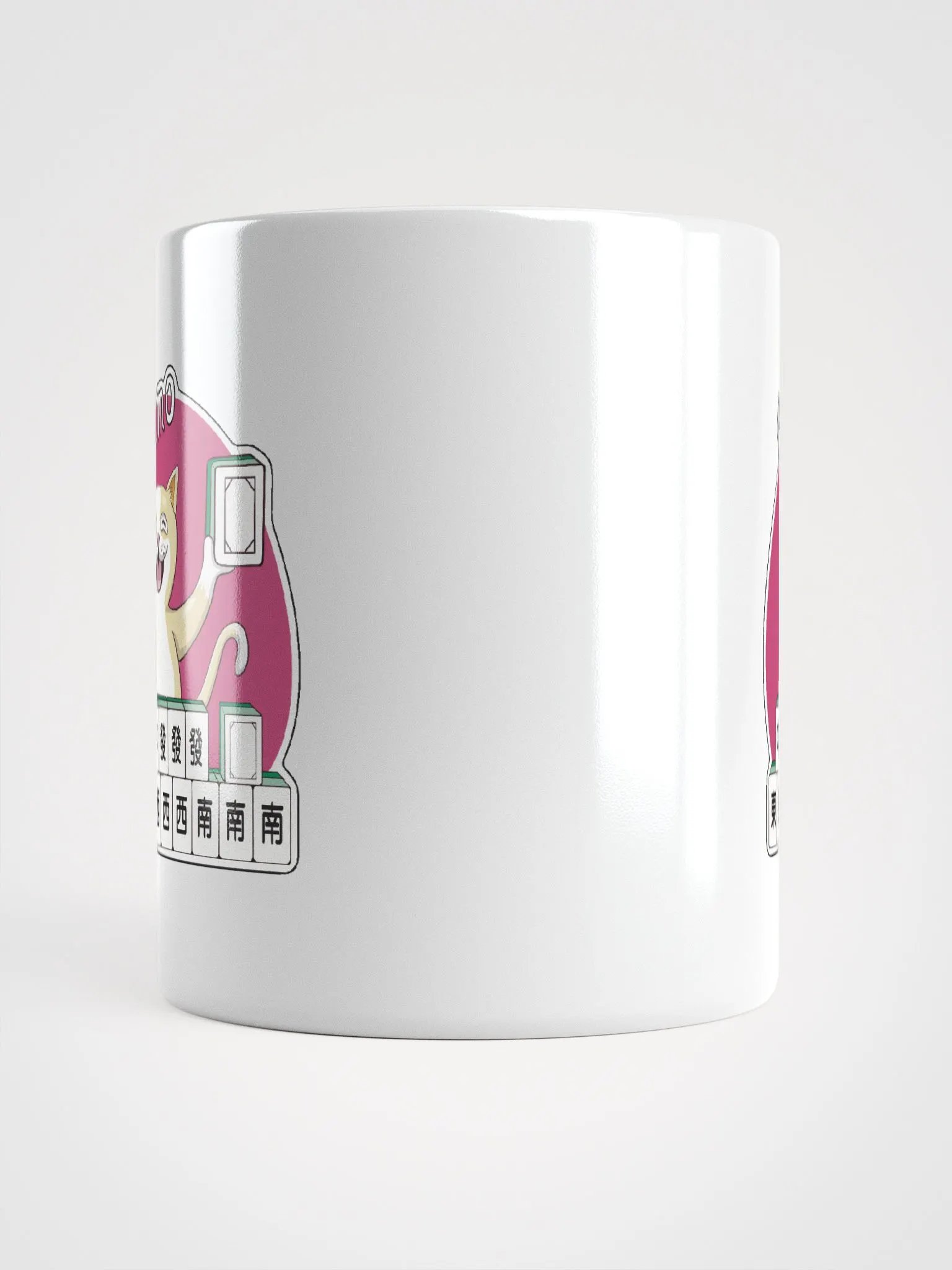 Mahjong cat got tsumo white coffee mug product image (9)