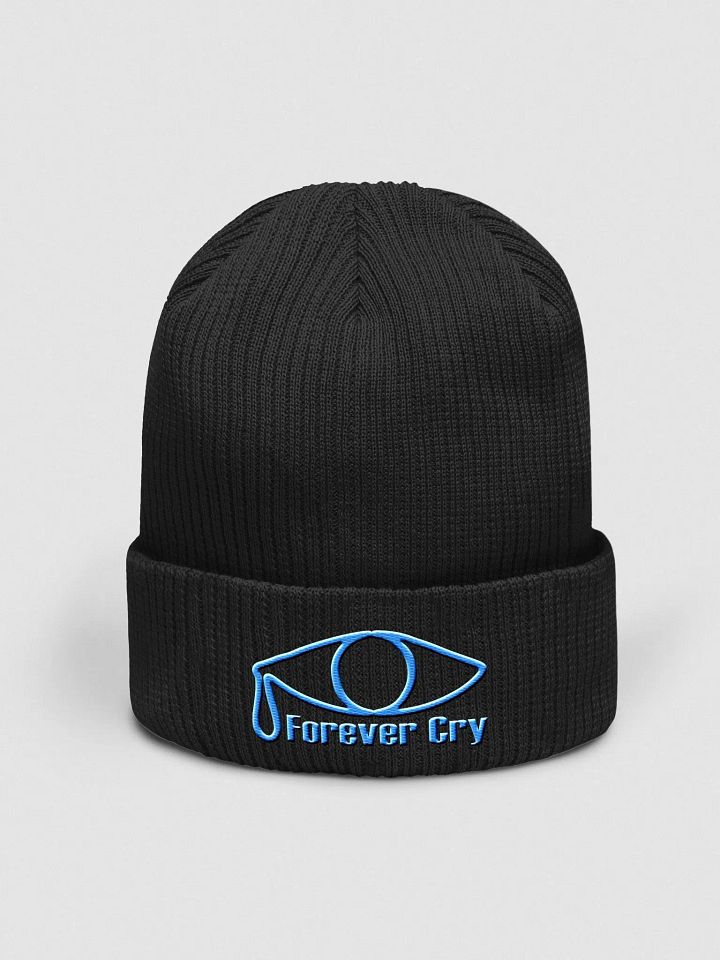 Forever Cry - Blue #1 - Beechfield Organic Ribbed Beanie product image (1)