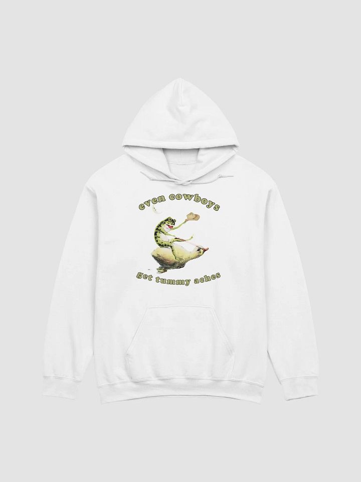 Even cowboys get tummy aches Hoodie product image (1)