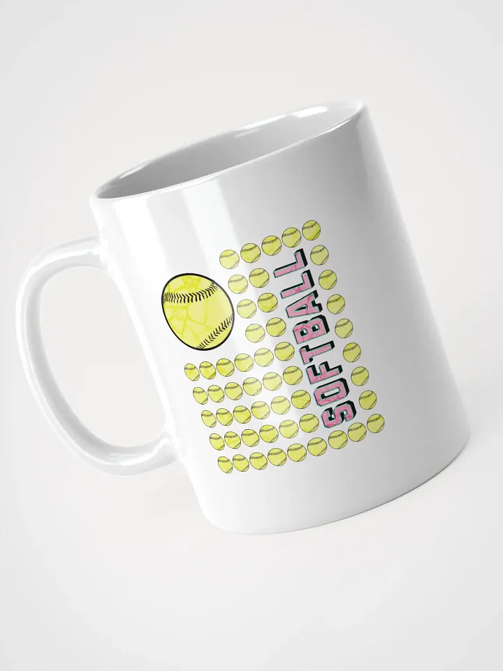 US Flag Softball Vibrant Pattern Mug product image (2)