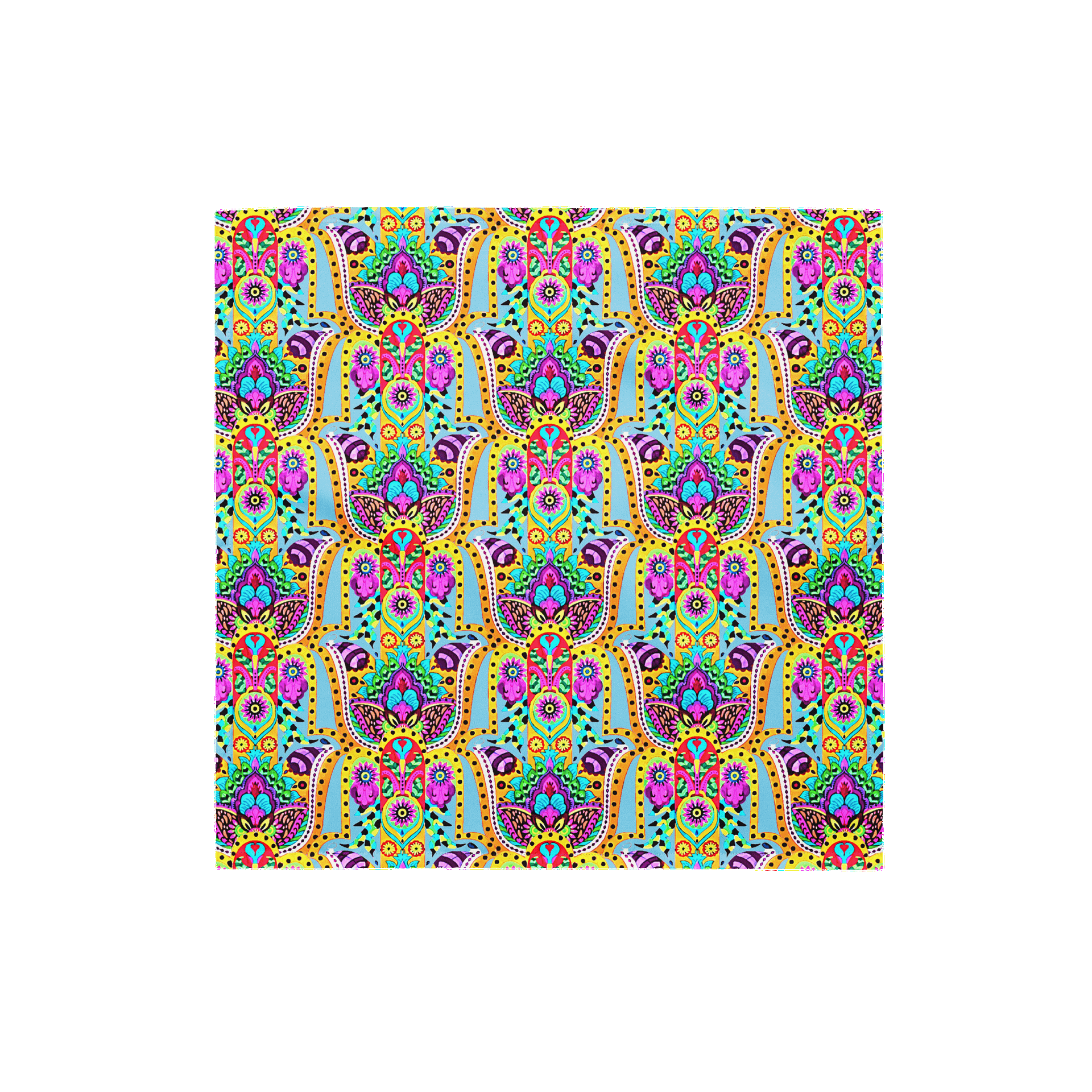 Radiant Hamsa Bloom - Bandana product image (1)