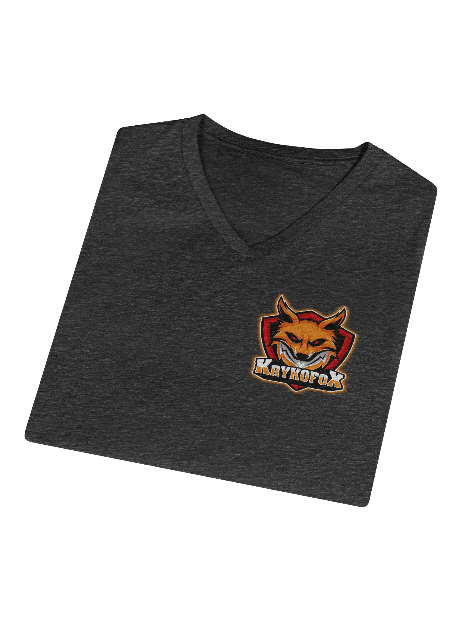 KrykoFox Shield Logo Women's V-Neck Tee product image (15)