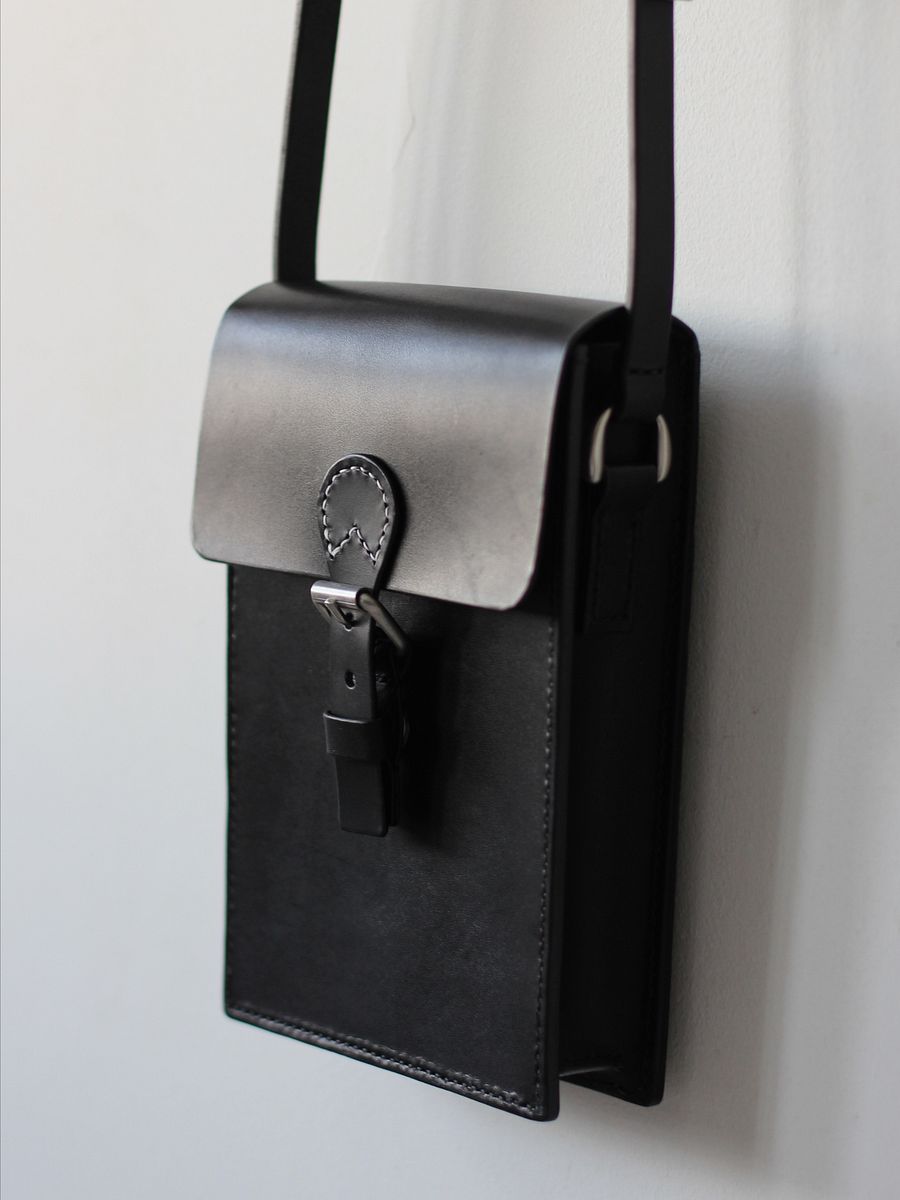 Vegetable Tanned Leather Classic Satchel – Black product image (10)