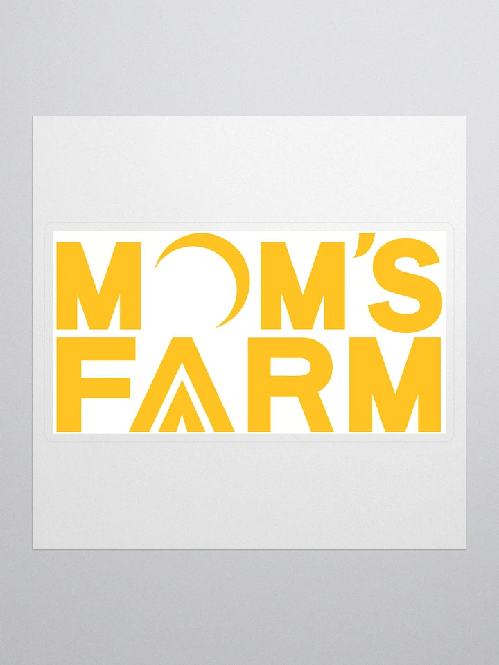 Mom's Farm Yellow Sticker product image (1)
