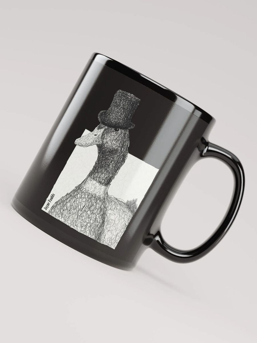 Feathered Gentleman Black Mug product image (4)