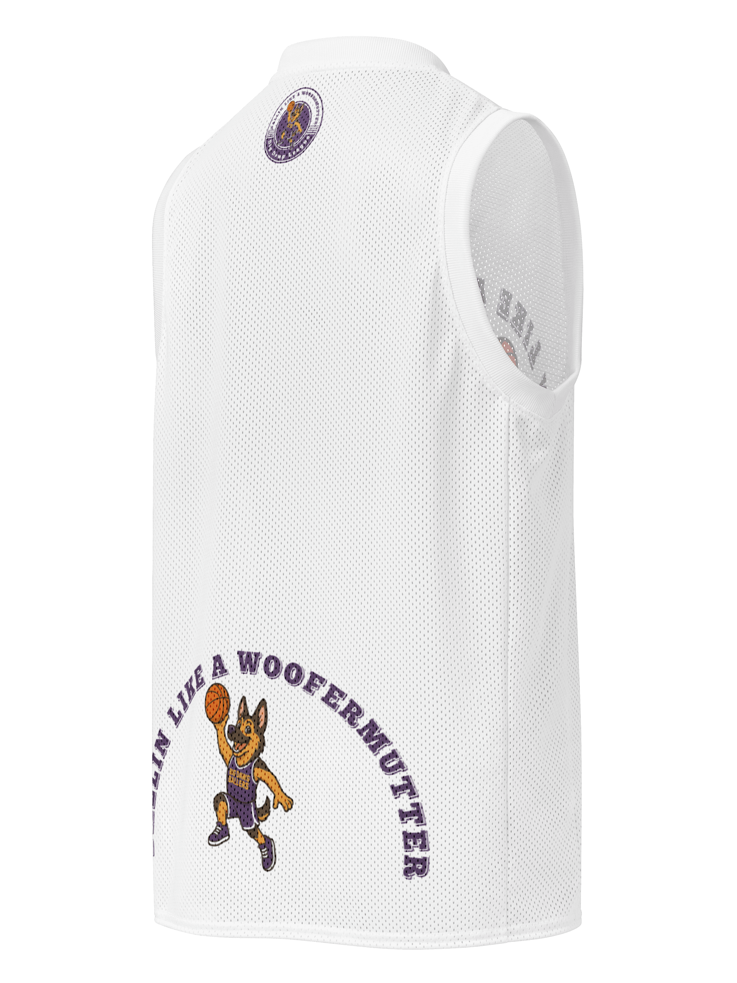 German Shepherd Ballin Like A WooferMutter™ Premium Basketball Jersey product image (3)