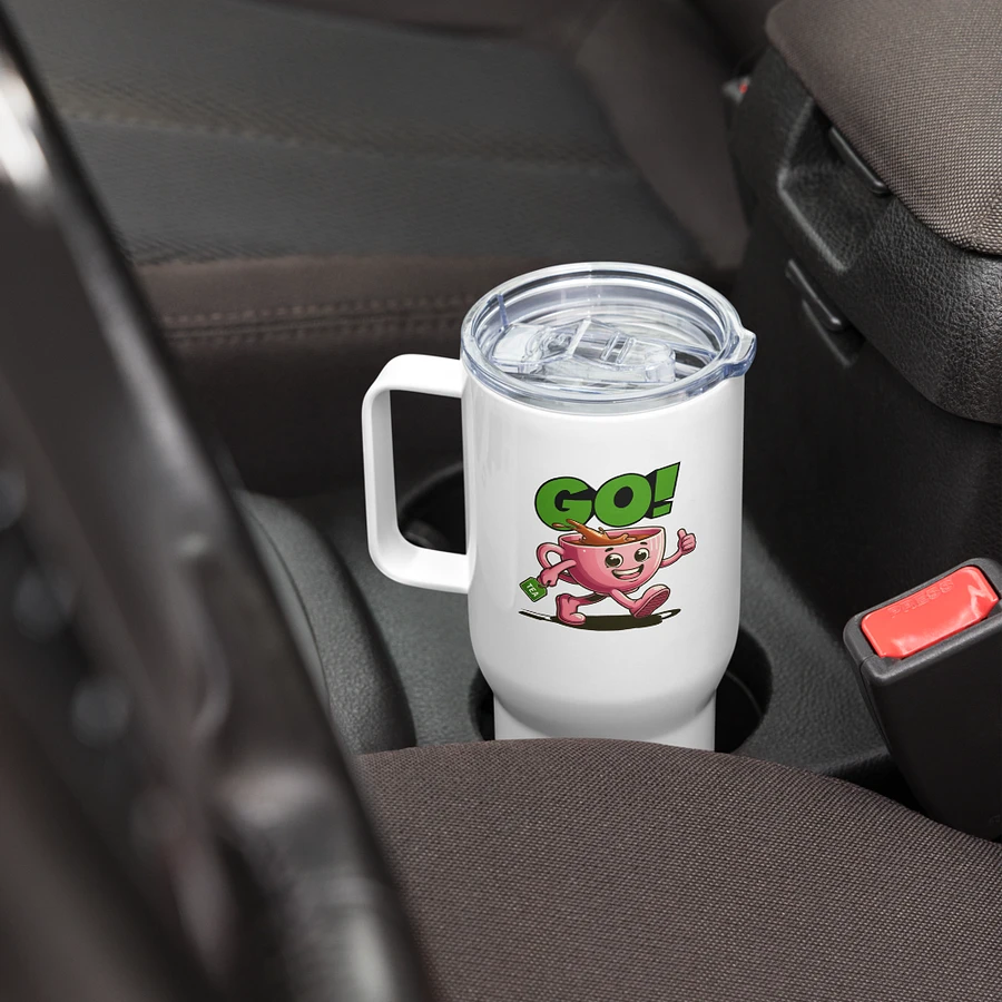 'Go Tea' Travel Mug with Handle product image (4)
