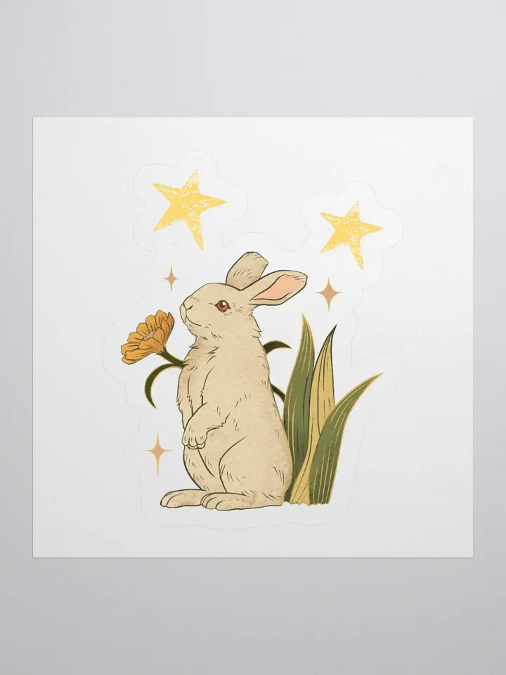 Stargazing Rabbit | Kiss Cut Sticker product image (1)