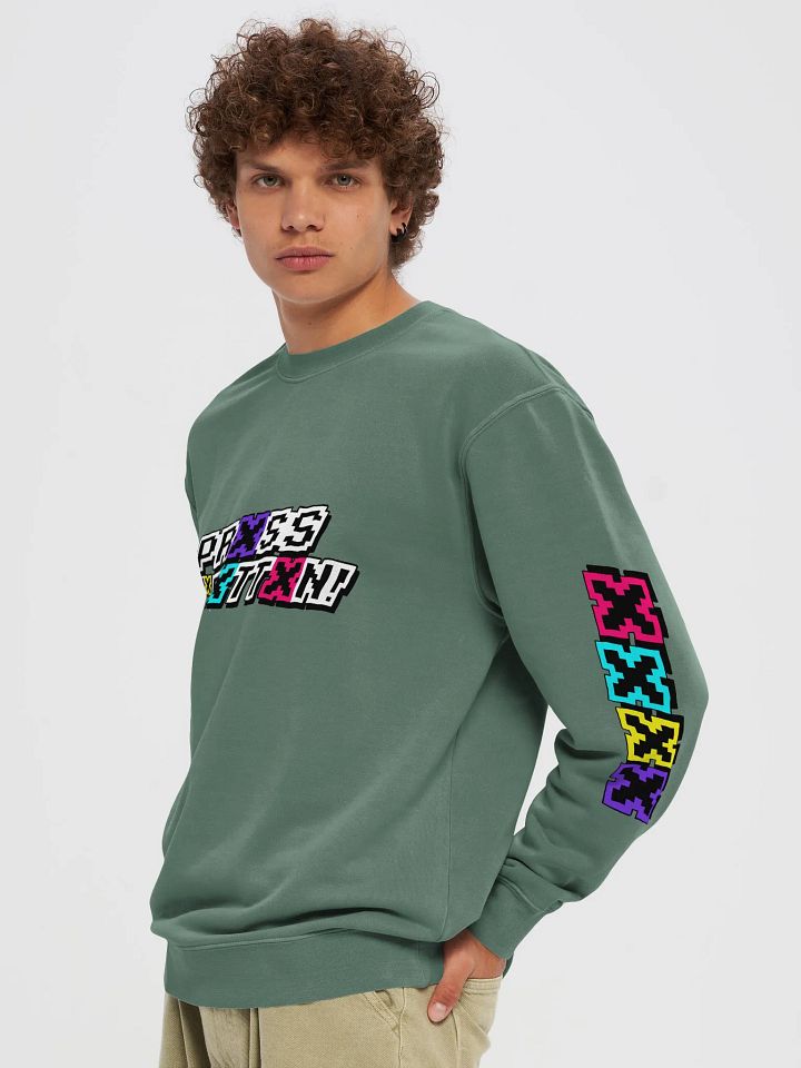 Prxss Thx Bxttxn! Garment-Dyed Sweater product image (2)