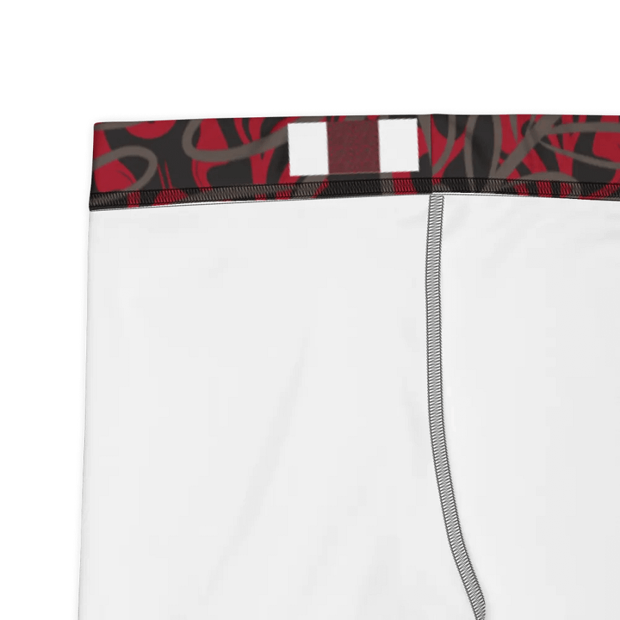 Ladies comfortable leggings in funky arty red product image (9)