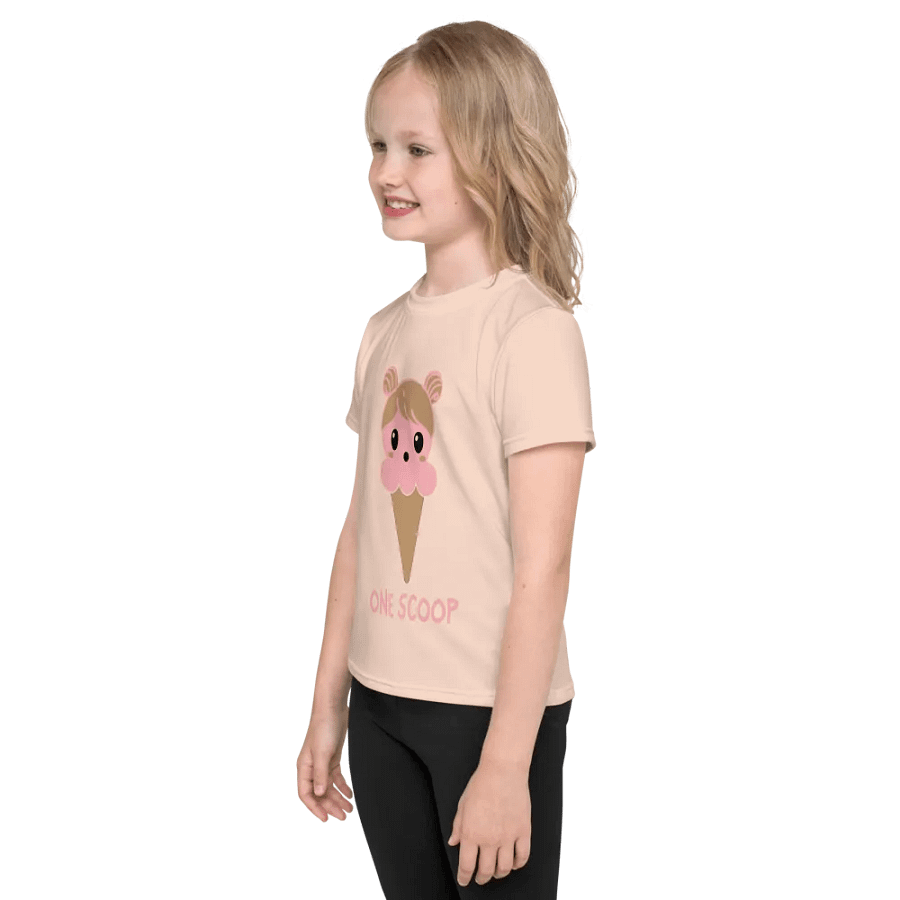 Cute Ice Cream Character Kids T-Shirt product image (3)