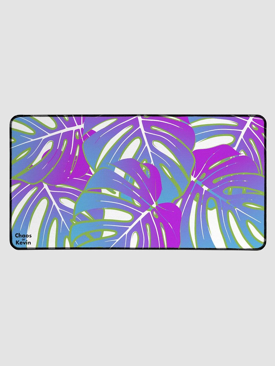Vibrant Monstara Leaf Desk Mat product image (1)