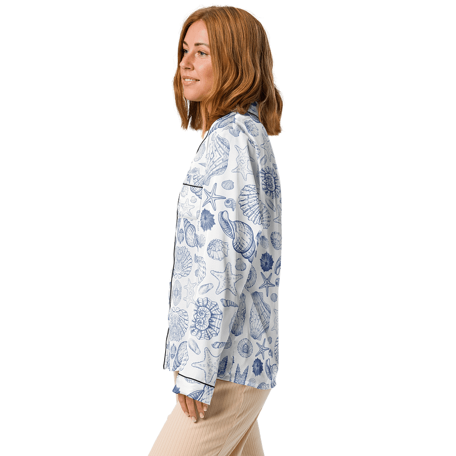 Symmetric Blue Dream Women's Pajama Top product image (4)
