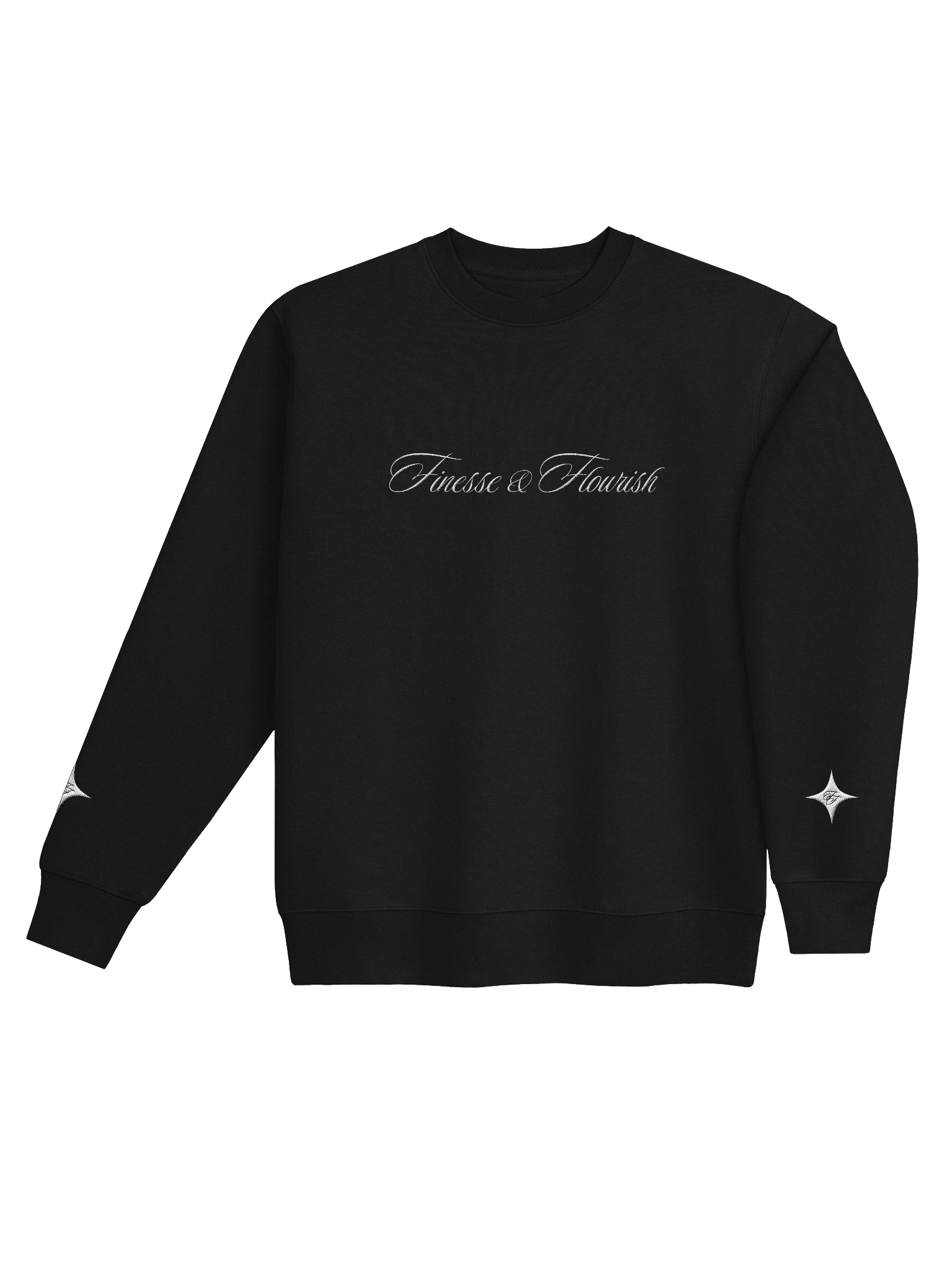F&F Signature Unisex Heavyweight Sweatshirt (WHT) product image (4)