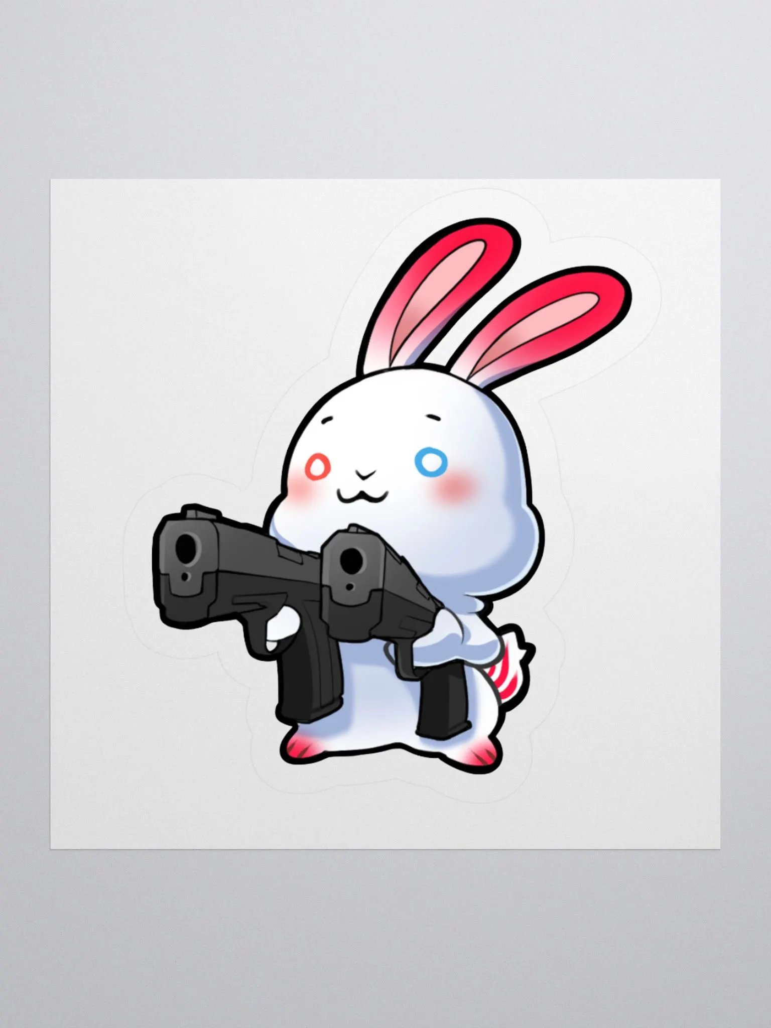 Camellia Gun Sticker product image (1)