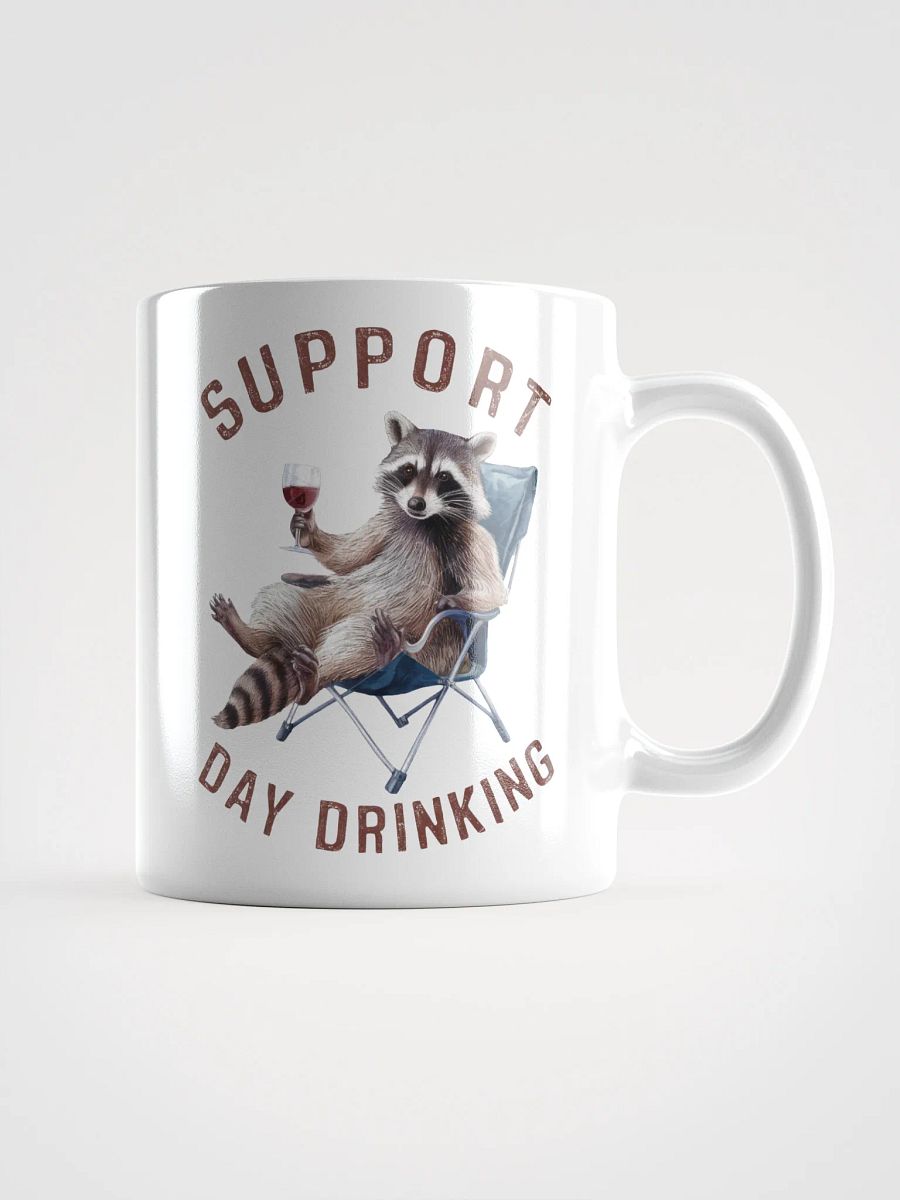 Laid-Back Raccoon Day Drinking Mug product image (1)