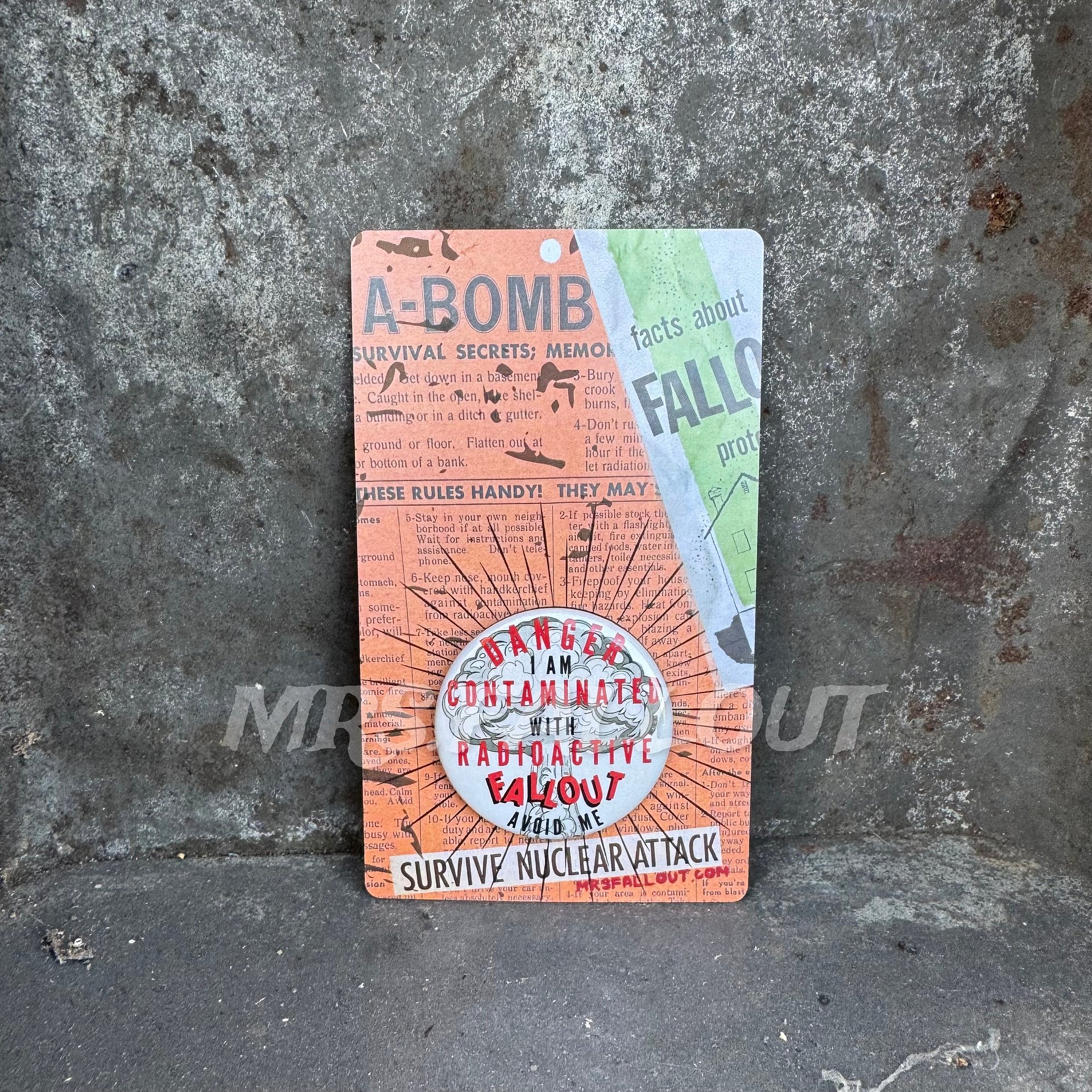 Radioactive Fallout Button product image (1)
