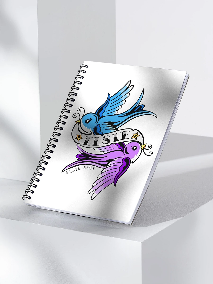 Swallow Tattoo Spiral Notebook product image (3)