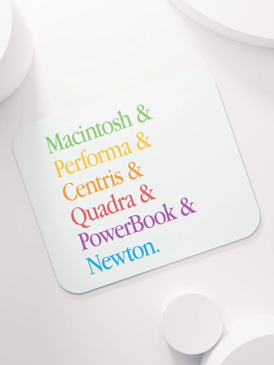 1993 Lineup White Mouse Pad product image (7)