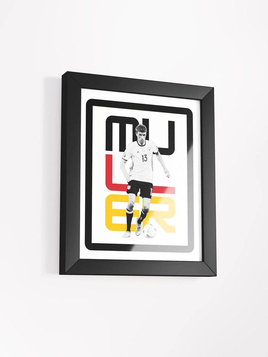 Thomas Müller BW Germany Name Art Framed Print product image (1)