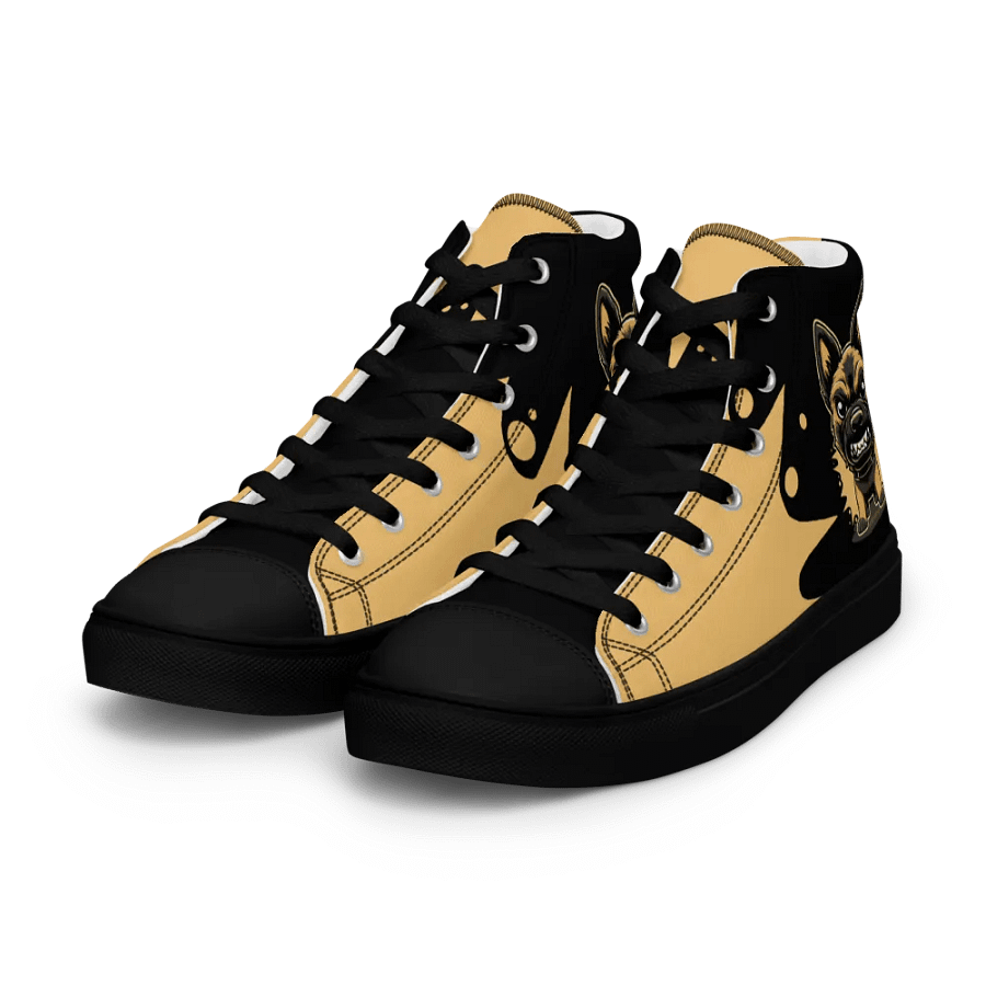 Belgian Malinois Angry Pup - Women's High Top Canvas Shoe product image (6)