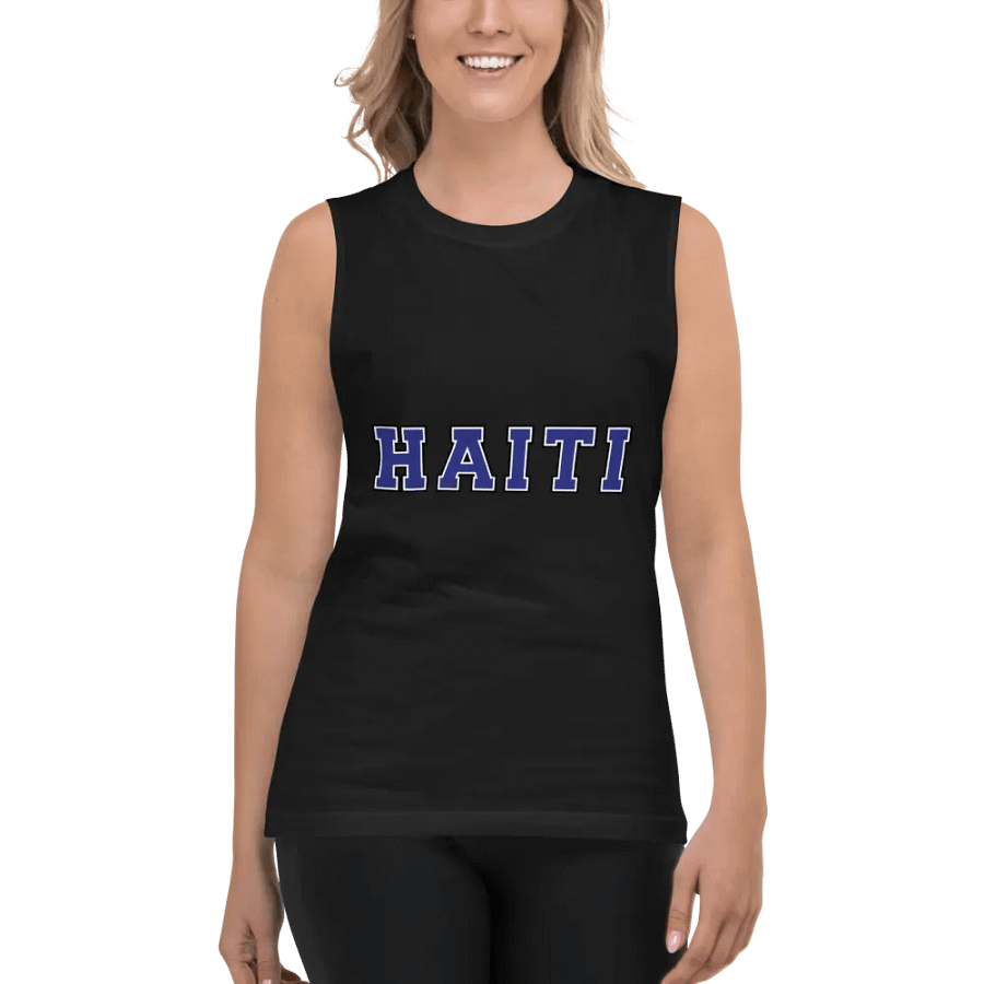 Haiti Varsity Muscle Tank product image (4)
