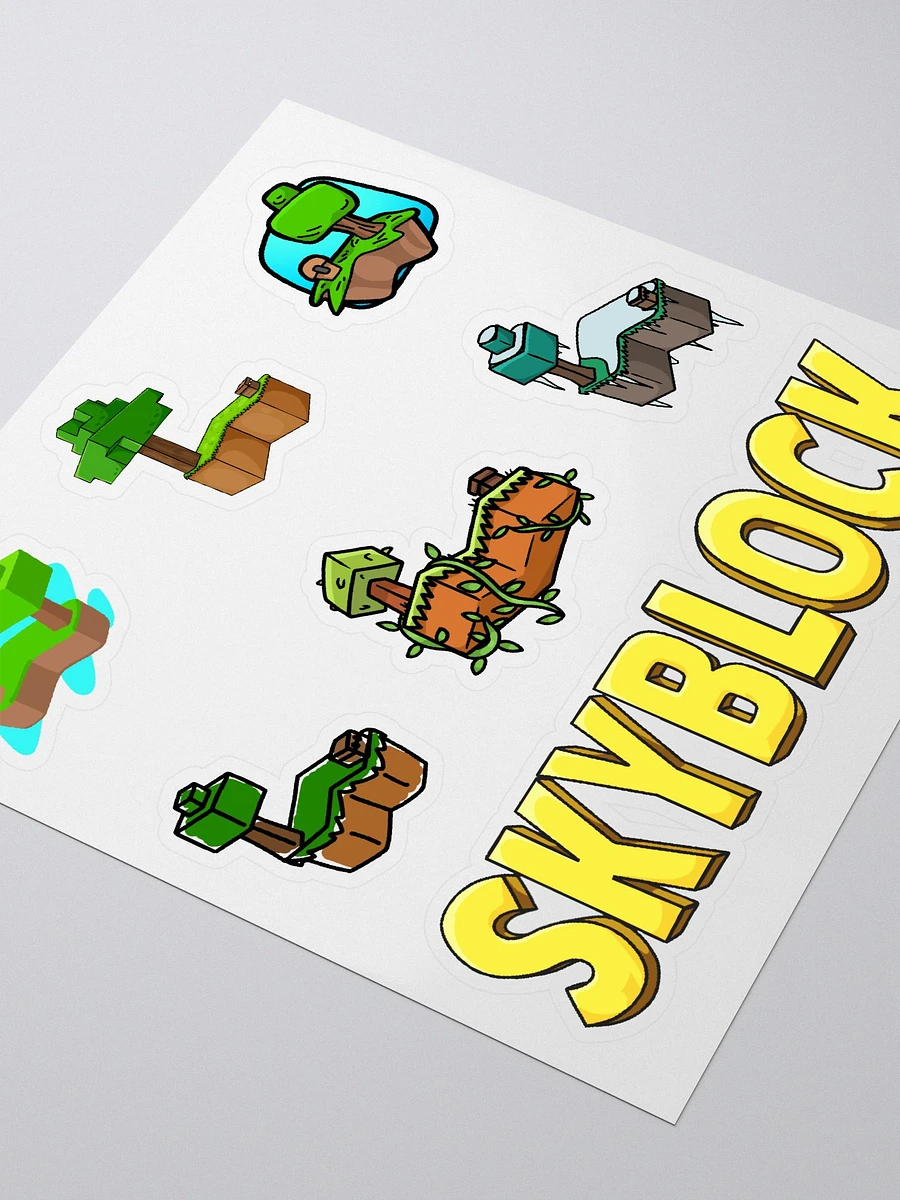 Skyblock Island Sticker Sheet product image (3)