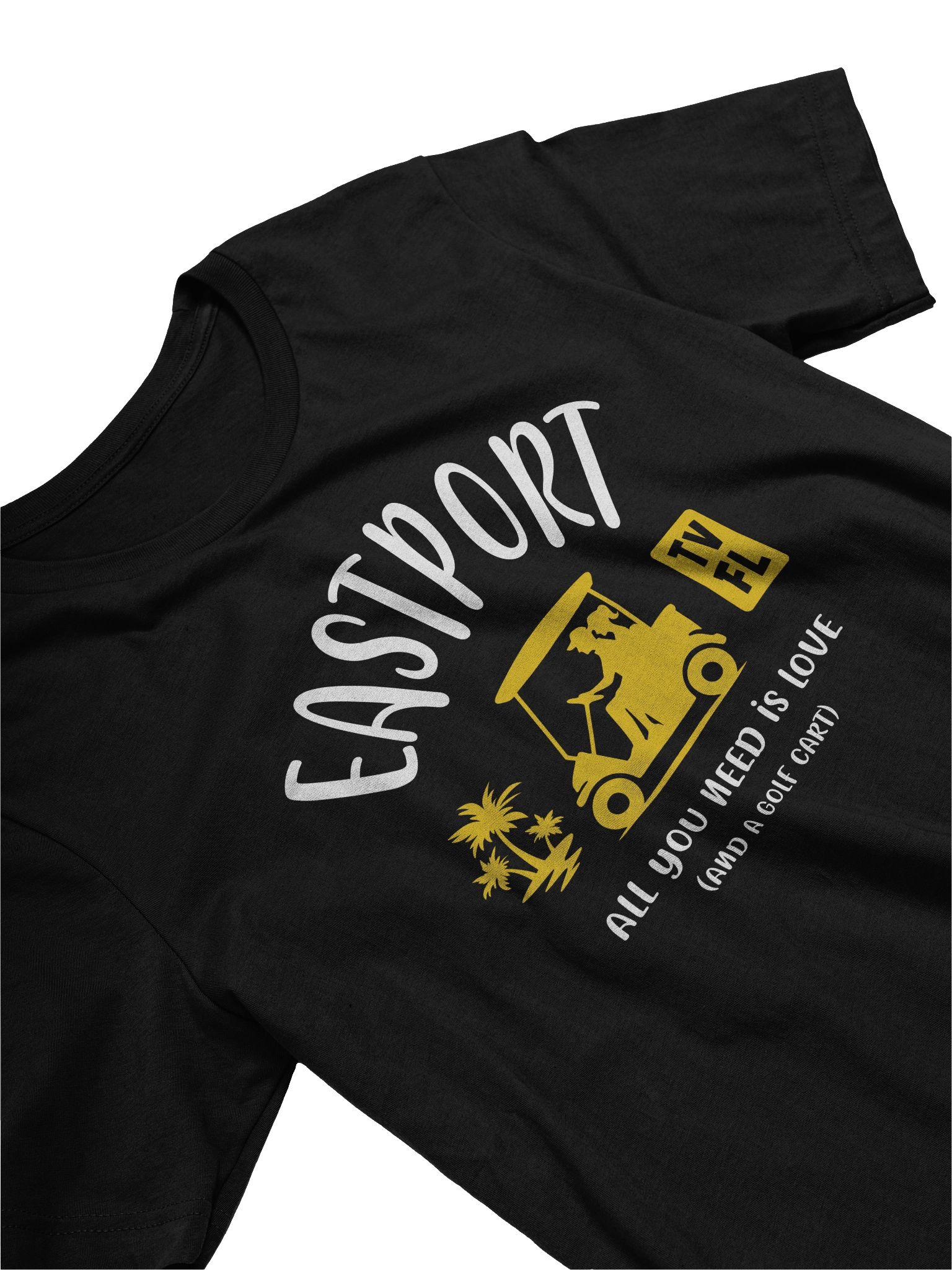 Eastport TV Florida USA Golf Cart Design T-shirt product image (2)