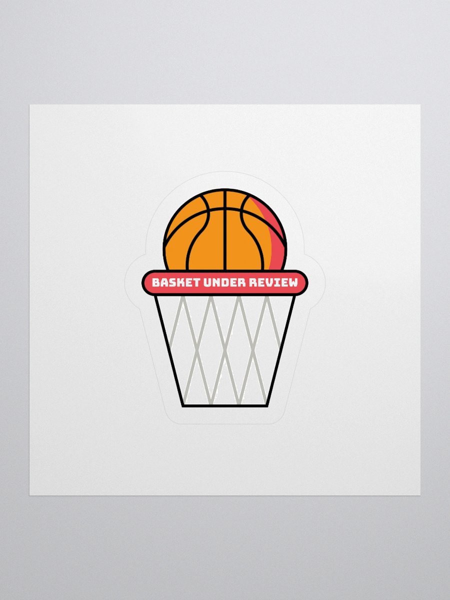 Basket Under Review Sticker product image (1)