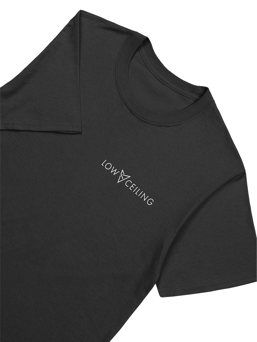 LOW CEILING BLACK T SHIRT [TEXT LOGO] product image (3)