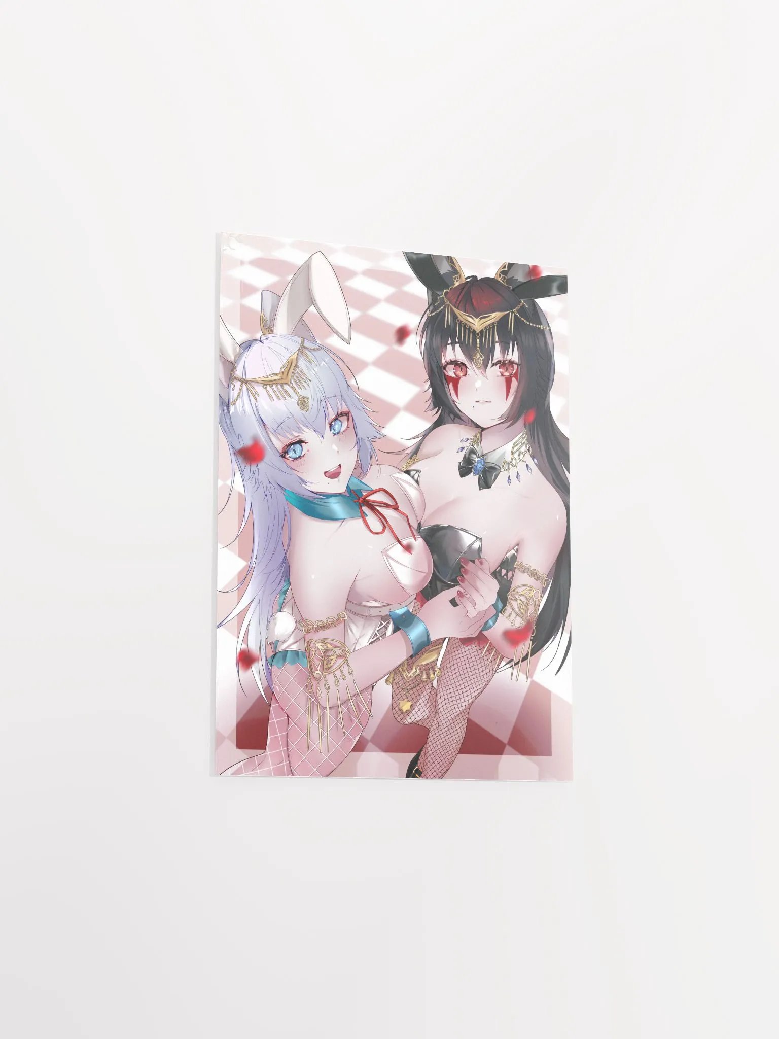 Paws and Swap Bunny Girl Matte Poster product image (11)