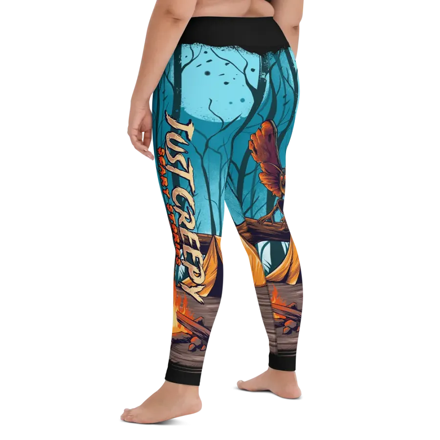 Eerie MothMan Forest Yoga Leggings product image (11)