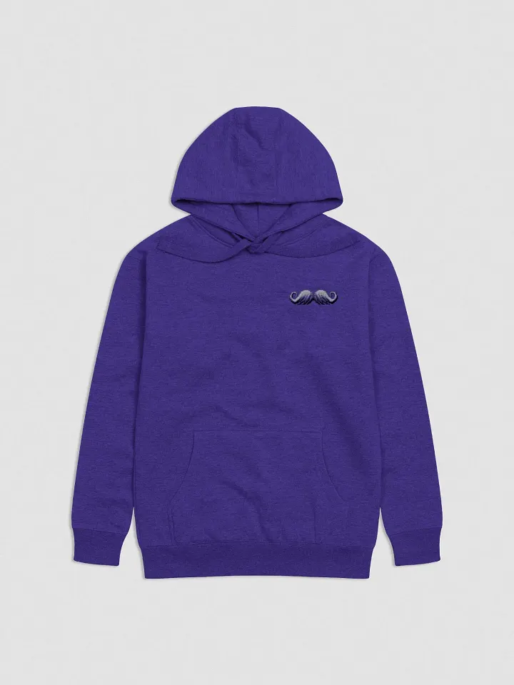 Embroidered Mustache Badge Hoodie product image (33)