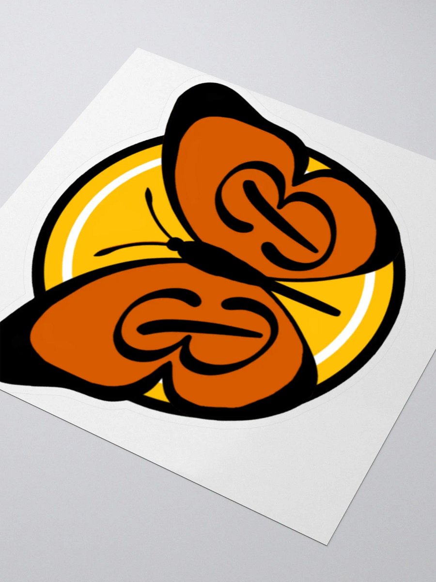 ButterflyBeulah BB Monarch Logo Kiss Cut Sticker product image (8)
