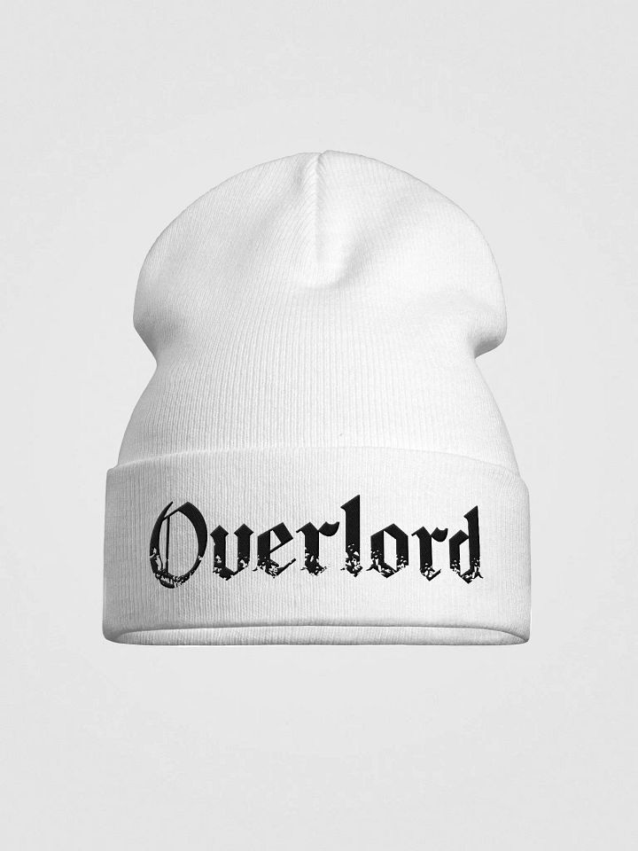 Overlord Knit Beanie (Black) product image (1)