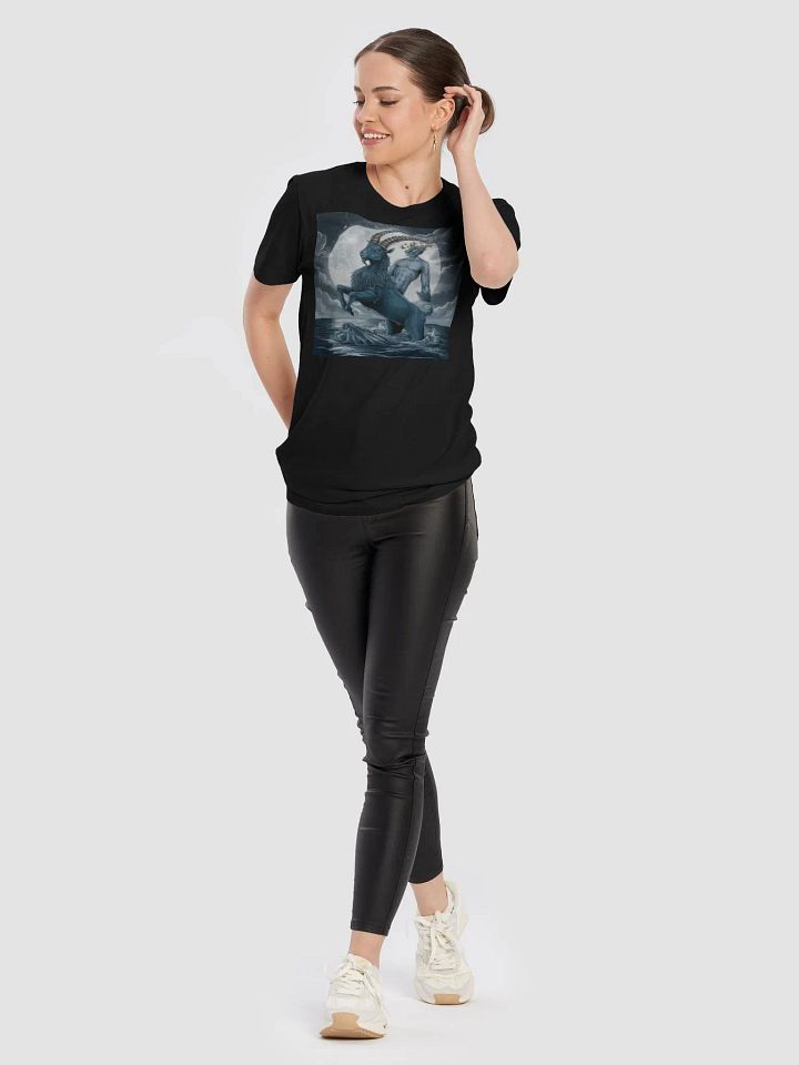 Exclusive Capricorn Zodiac T-Shirt - Unisex Astrology Gift with Majestic Sea-Goat Design product image (1)