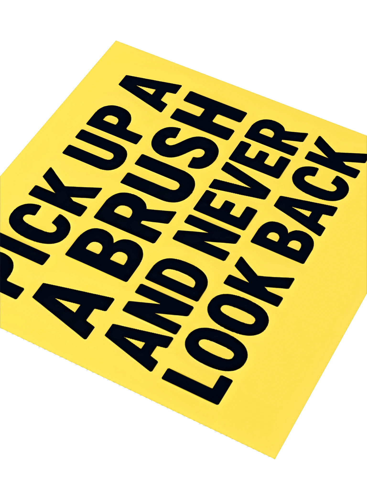 Pick Up A Brush And Never Look Back Sticker product image (8)